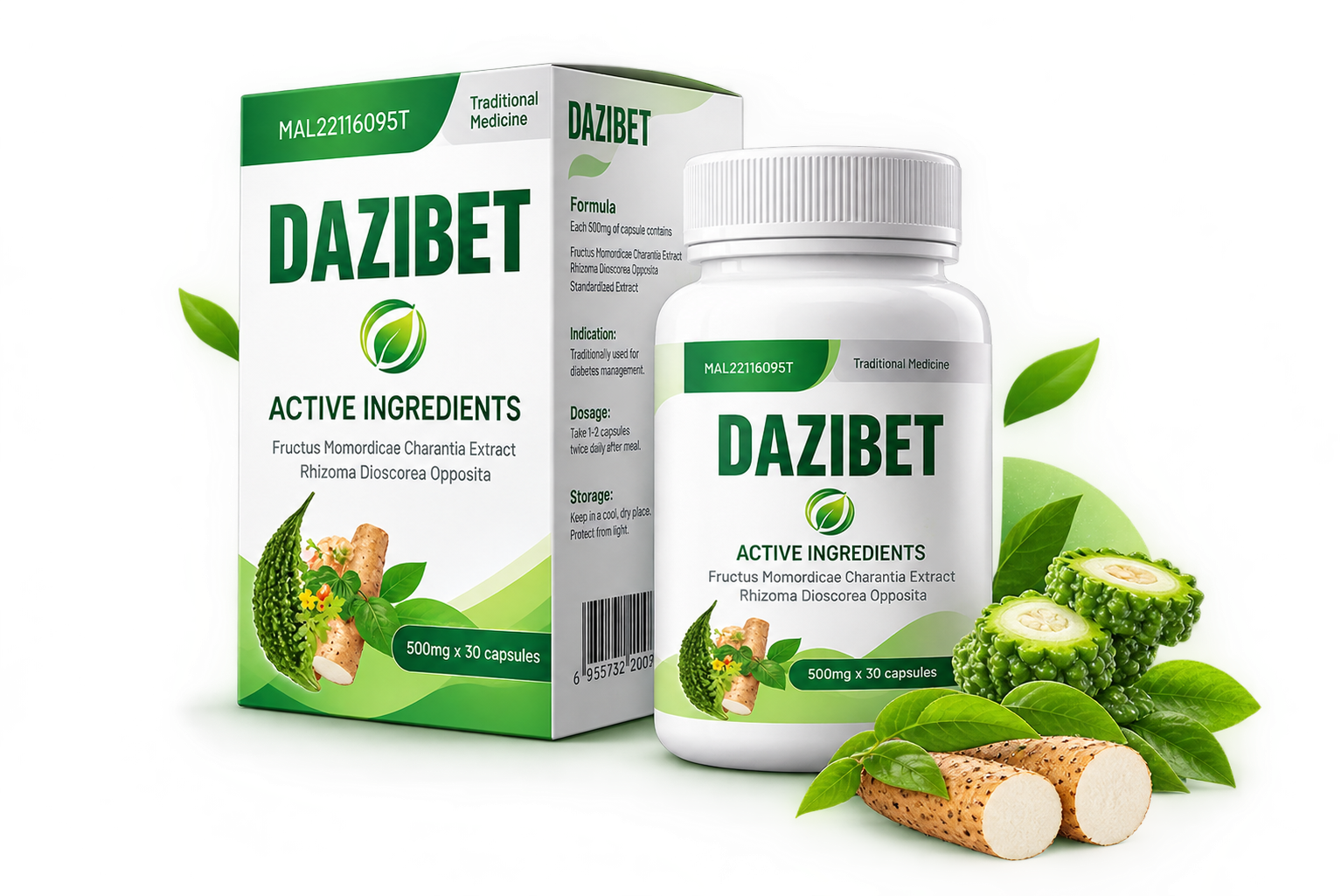 Produk Dazibet dengan pembungkusan
