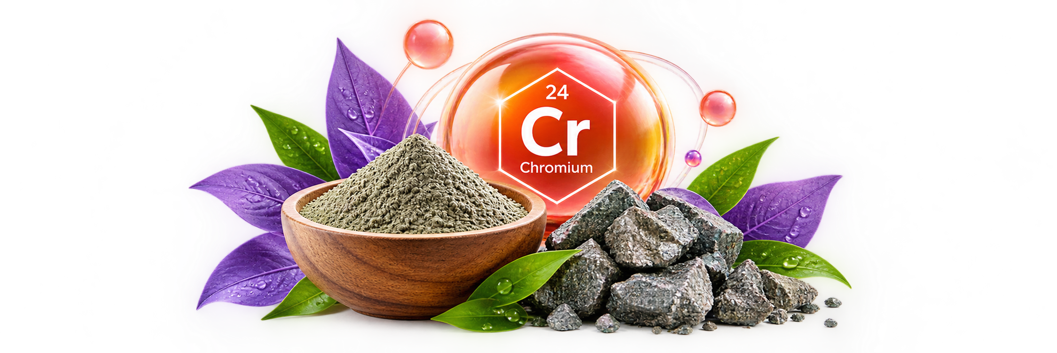 Komposisi botani dan mineral kromium